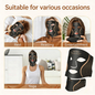 Ultra-Light Cordless Silicone LED Red Light Therapy Mask