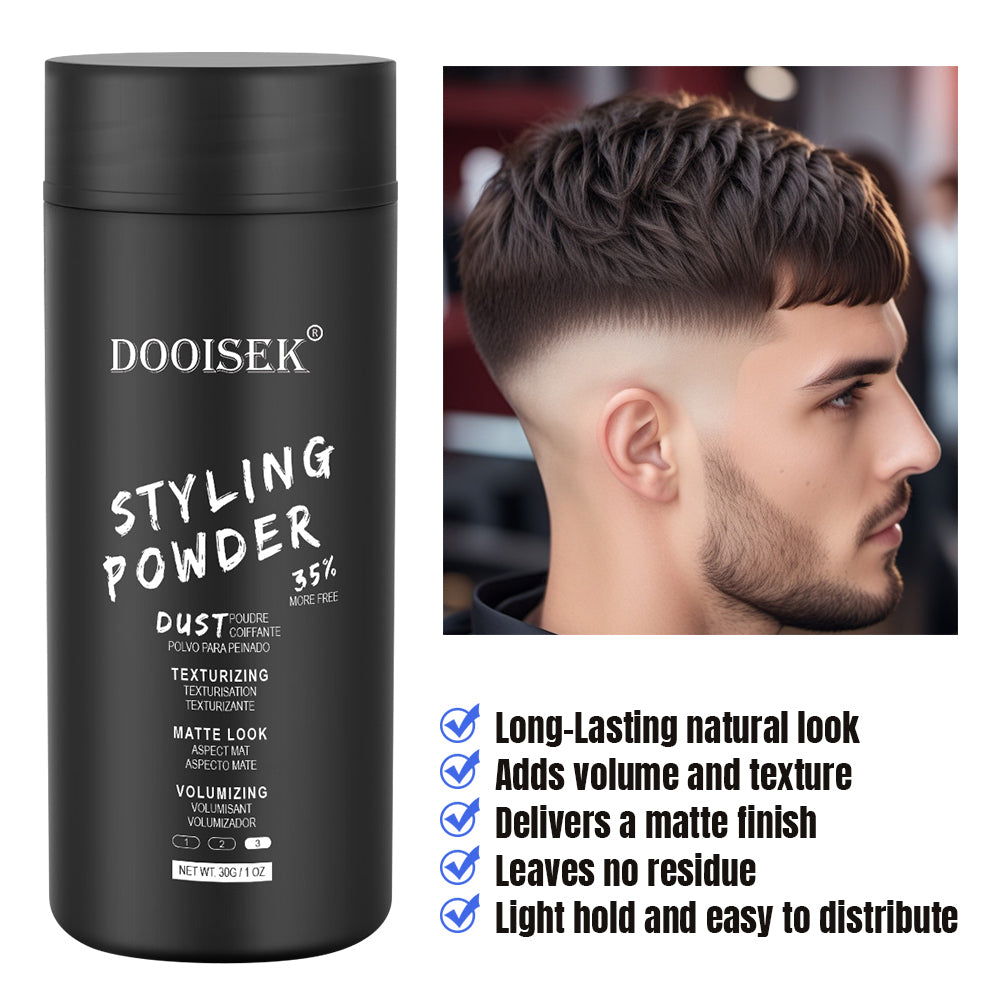 Matte Finish Volumizing & Texturizing Hair Dust Powder for Men