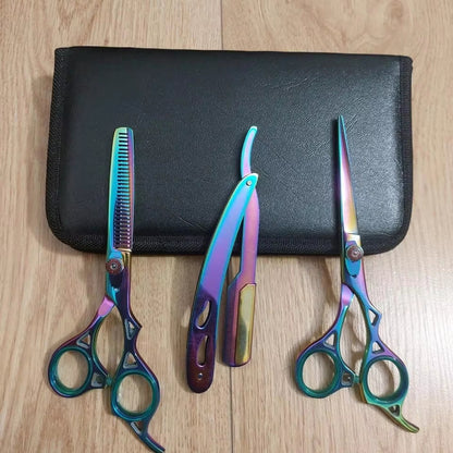 Complete Professional Barber Kit with Clippers & Precision Scissors